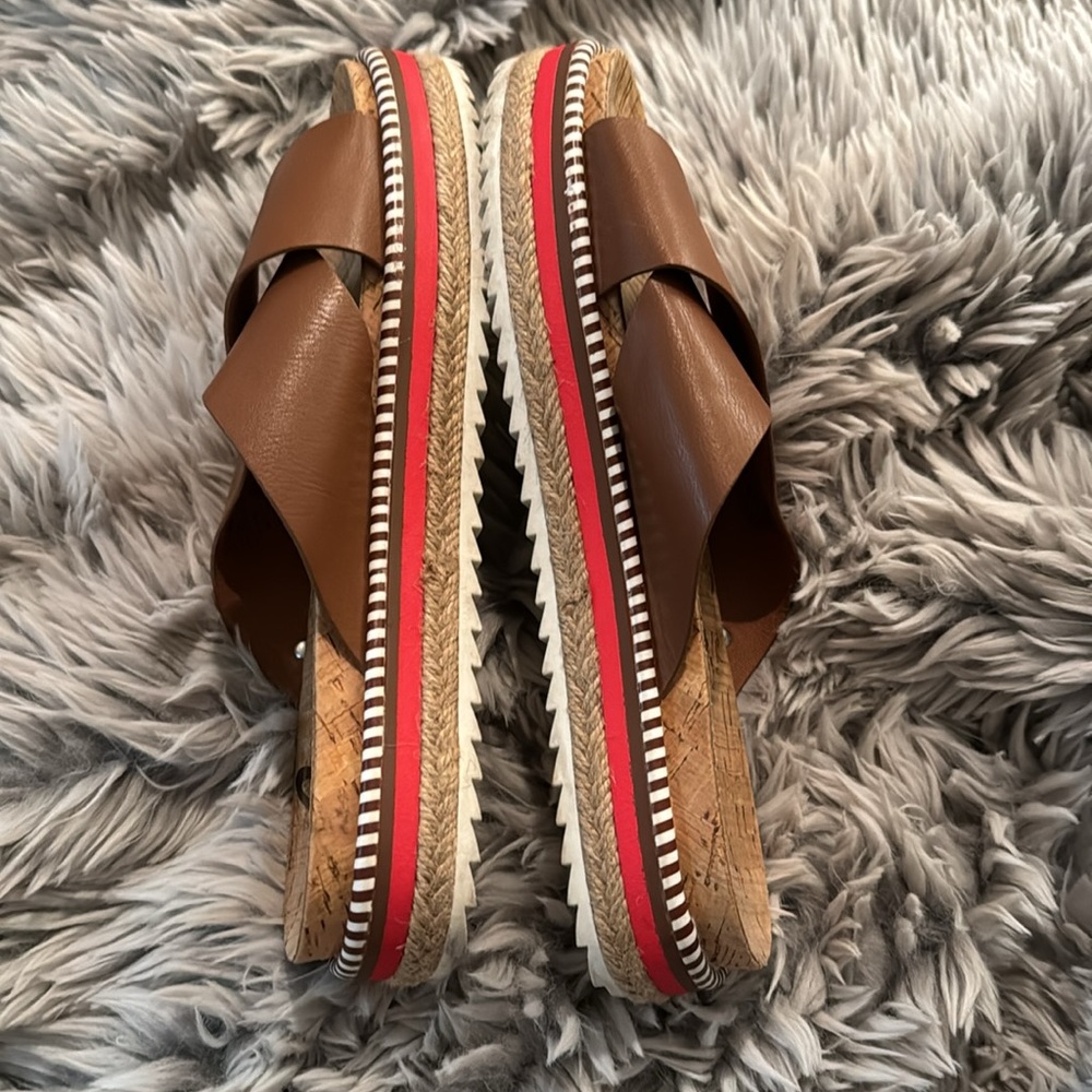 Brown Sam Edelman Leyton Espadrille Sandal. - Picture 7 of 9